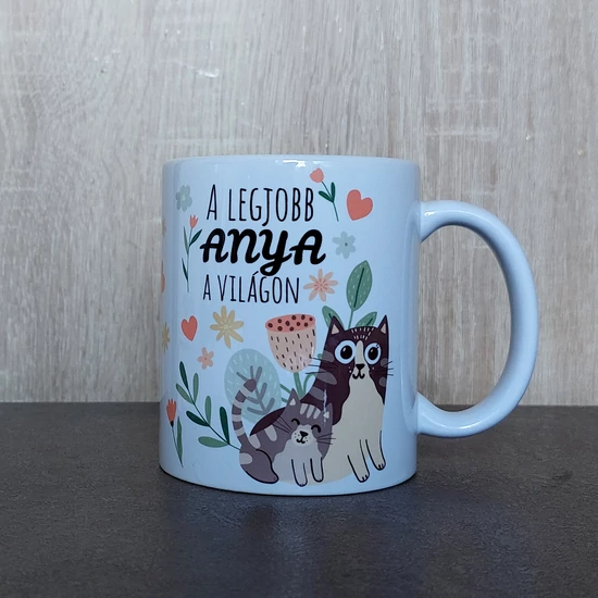 Cicás bögre - legjobb anya