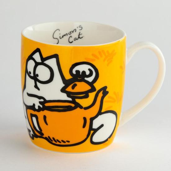 Simon's Cat bögre sárga